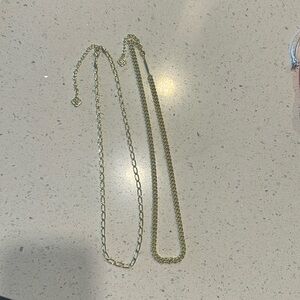 Kendra Scott Set of 2 Chain Necklace Layering Set